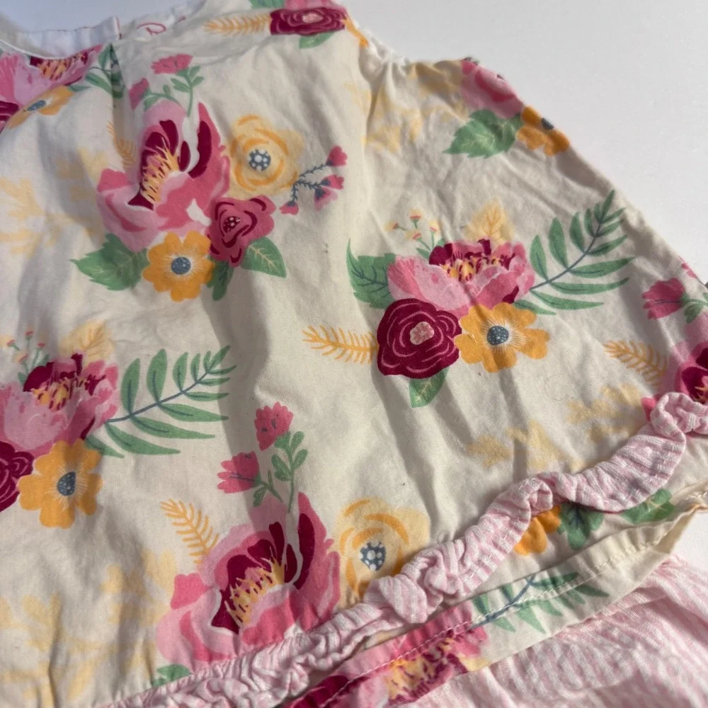 Ruffle Butts Darling Bouquets Swing Top Floral Set Outfit Girls 18-24 month